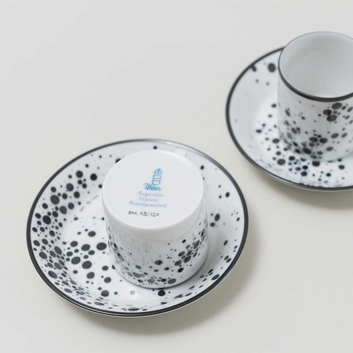 "Gravitation" Espresso Cup and Saucer by Augarten