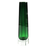 East German Emerald Green Glass Vase